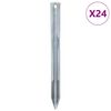 vidaXL Klinovi za &scaron;ator 24 kom 22 cm &Oslash; 20 mm od pocinčanog čelika