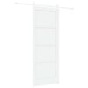 vidaXL Klizna vrata ORKDAL 83 x 211 cm Konstruirano drvo Bijela
