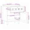 vidaXL Noćni ormar Prirodna 50 x 33 x 60 cm Čvrsto drvo manga