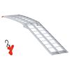 vidaXL Ramp za motocikle Srebrna 340 kg po komadu Aluminij