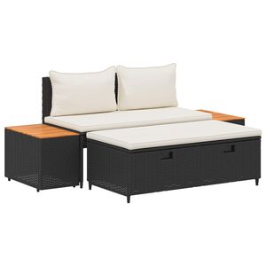 vidaXL Set vanjskih sofa 4 -Seater 4 kom. 55 x 30 x 39 cm Pravokutni