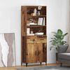 vidaXL Highboard Staro drvo 69,5 x 34 x 180 cm Konstruirano drvo