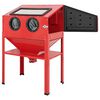vidaXL Kabina za sandblasting 226 l 125 PSI Čelična vrata