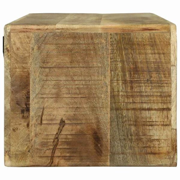 vidaXL TV Komoda s policom s pohranom Smeđa Čvrsto drvo manga