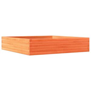 vidaXL Vrtna sadilica vo&scaron;tano smeđa 110x110x23 cm masivna borovina