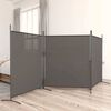 vidaXL Sobna pregrada s 3 panela antracit 525 x 180 cm od tkanine
