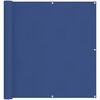 vidaXL Balcony ekran Plava 110 x 800 cm Oxford tkanina