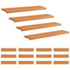 vidaXL Step treads 16 kom. 110 x 30 x 2 cm Svijetlosmeđa
