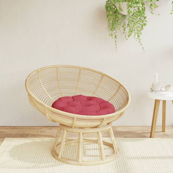 vidaXL Okrugli jastuk crvena boja vina &Oslash; 60 x 11 cm od tkanine Oxford