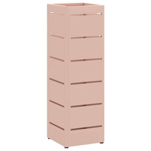vidaXL Stalak za ki&scaron;obran Ružičasta 15,5 x 15,5 x 49 cm Metal