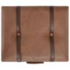 vidaXL Tabure za pohranu od umjetne kože 40 cm smeđi