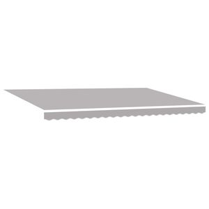vidaXL Povlačivi tende Svjetlosiva 500 &times; 300 cm Tkanina i Aluminij