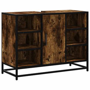 vidaXL Kupaonski ormarić za umivaonik boja hrasta 80x33x60 cm drveni