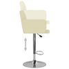 vidaXL Barski stolci od umjetne kože 2 kom krem