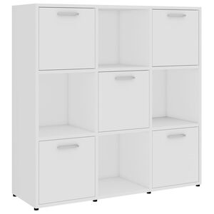 vidaXL Ormarić za knjige bijeli 90 x 30 x 90 cm od konstruiranog drva