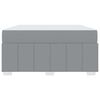 vidaXL Krevetna konstrukcija Svijetlo siva 160 x 200 cm tkanina