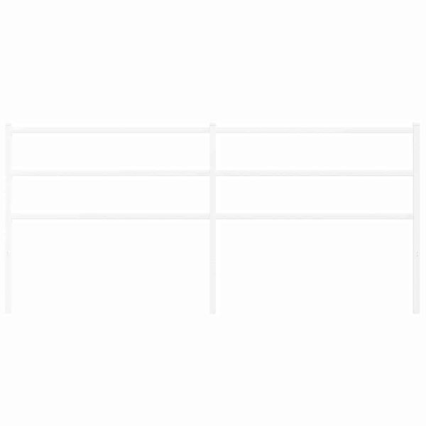 vidaXL Metalno zamjensko uzglavlje bijelo 193 cm