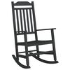 vidaXL Ljuljačka Crna 84 x 65 x 114 cm Smola