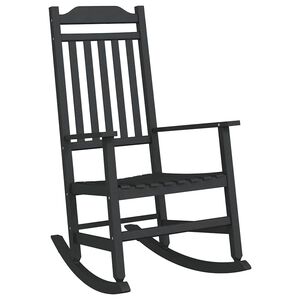 vidaXL Ljuljačka Crna 84 x 65 x 114 cm Smola