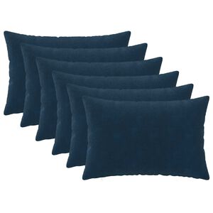 vidaXL Presvlaka za jastuk 6 pcs HEERLEN Plava 30 x 50 cm