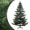 vidaXL Umjetno božićno drvce s nogom 210 cm PE i PVC Zelena