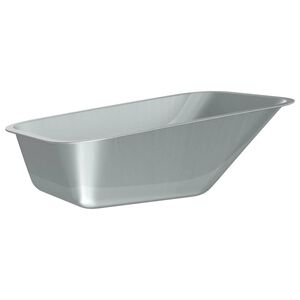 vidaXL Zamjena za kolica Srebrna 88 x 60 x 32 cm Pocinčani čelik