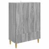 vidaXL Kreveta Siva sonoma 66 x 34,5 x 95 cm Konstruirano drvo