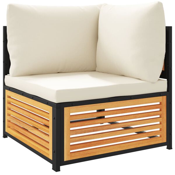 vidaXL 5-dijelna set vrtnih sofa od masivnog drva bagrema s jastucima