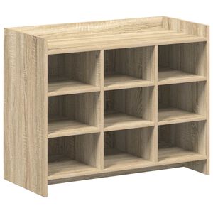 vidaXL Ormar za cipele s pohranom Hrast sonoma 85 x 39,5 x 70 cm