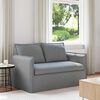 vidaXL Sofa 120cm Svijetlo siva Metal