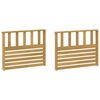 vidaXL Modul naslona za ruke 2 pcs Bijela 80 x 6 x 61 cm
