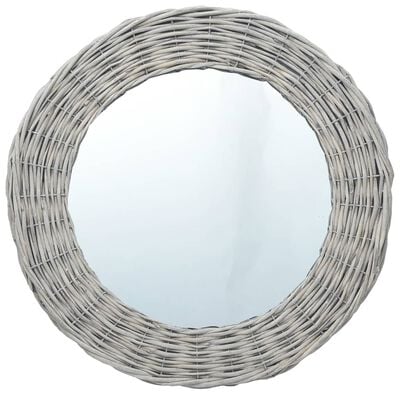 vidaXL Ogledalo od pruća 70 cm