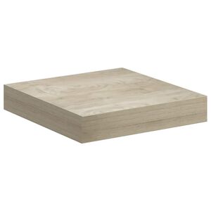 vidaXL Plutajuća zidna polica boja hrasta 23 x 23,5 x 3,8 cm MDF