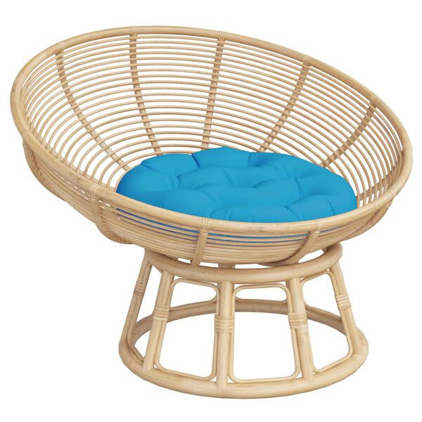 vidaXL Okrugli jastuk svjetloplavi &Oslash; 60 x 11 cm od tkanine Oxford