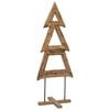 vidaXL Božićno drvce Smeđa 90 cm Čvrsto teak drvo