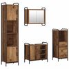 vidaXL Set ormarića za kupaonicu 4 kom. Staro drvo 40 x 36 x 181 cm