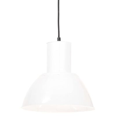vidaXL Viseća svjetiljka 25 W bijela okrugla 28,5 cm E27