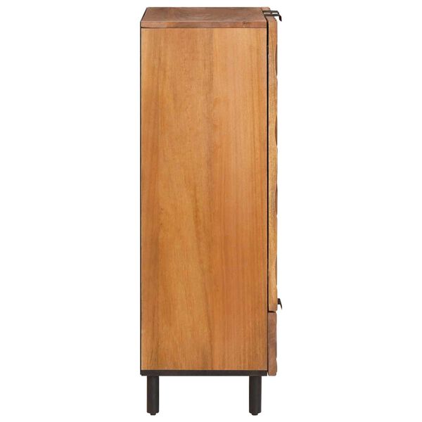 vidaXL Highboard Fin&scaron; acacije smeđa 60 x 33 x 100 cm Čvrsto drvo manga