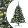 vidaXL Umjetno božićno drvce Zelena 120 cm PVC, Plastika i Čelik