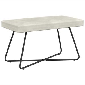 vidaXL klupa Krem 80 x 40 x 45 cm Bar&scaron;un