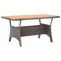 vidaXL Vrtni stol sivi 120 x 70 x 66 cm od masivnog bagremovog drva