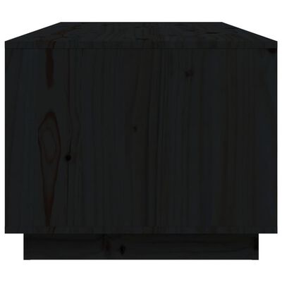 vidaXL Stolić za kavu crni 100 x 50 x 41 cm od masivne borovine
