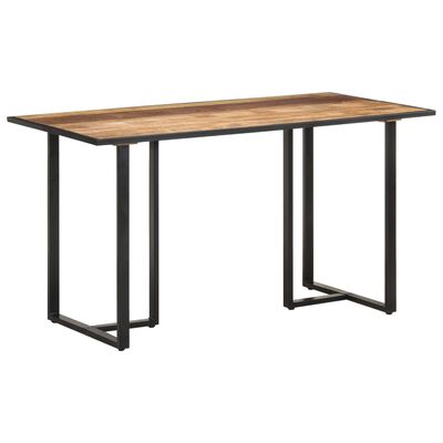 vidaXL Blagovaonski stol 140 cm od grubog drva manga