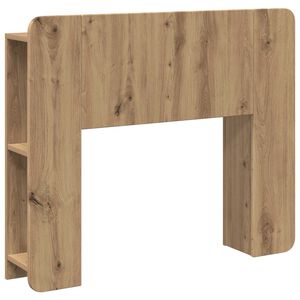 vidaXL Glava kreveta s ormarićem Hrast artisan Konstruirano drvo