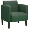 vidaXL Sofa fotelja s naslonima za ruke tamno zelena 54 cm