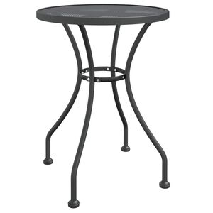 vidaXL Vrtni stol od ekspandirane metalne mreže &Oslash; 60 x 72 cm antracit
