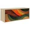 vidaXL TV ormar za montažu na zid BONN 102 x 33 x 40 cm Hrast sonoma