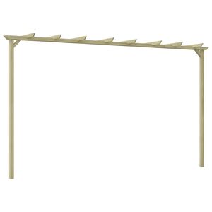 vidaXL Vrtna pergola od impregnirane borovine 360 x 200 x 60 cm