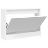 vidaXL Ormarić za cipele bijeli 80x21x57 cm od konstruiranog drva