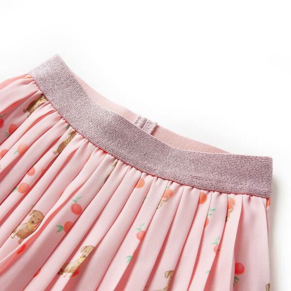 Dječja plisirana suknja svjetlonarančasta 104